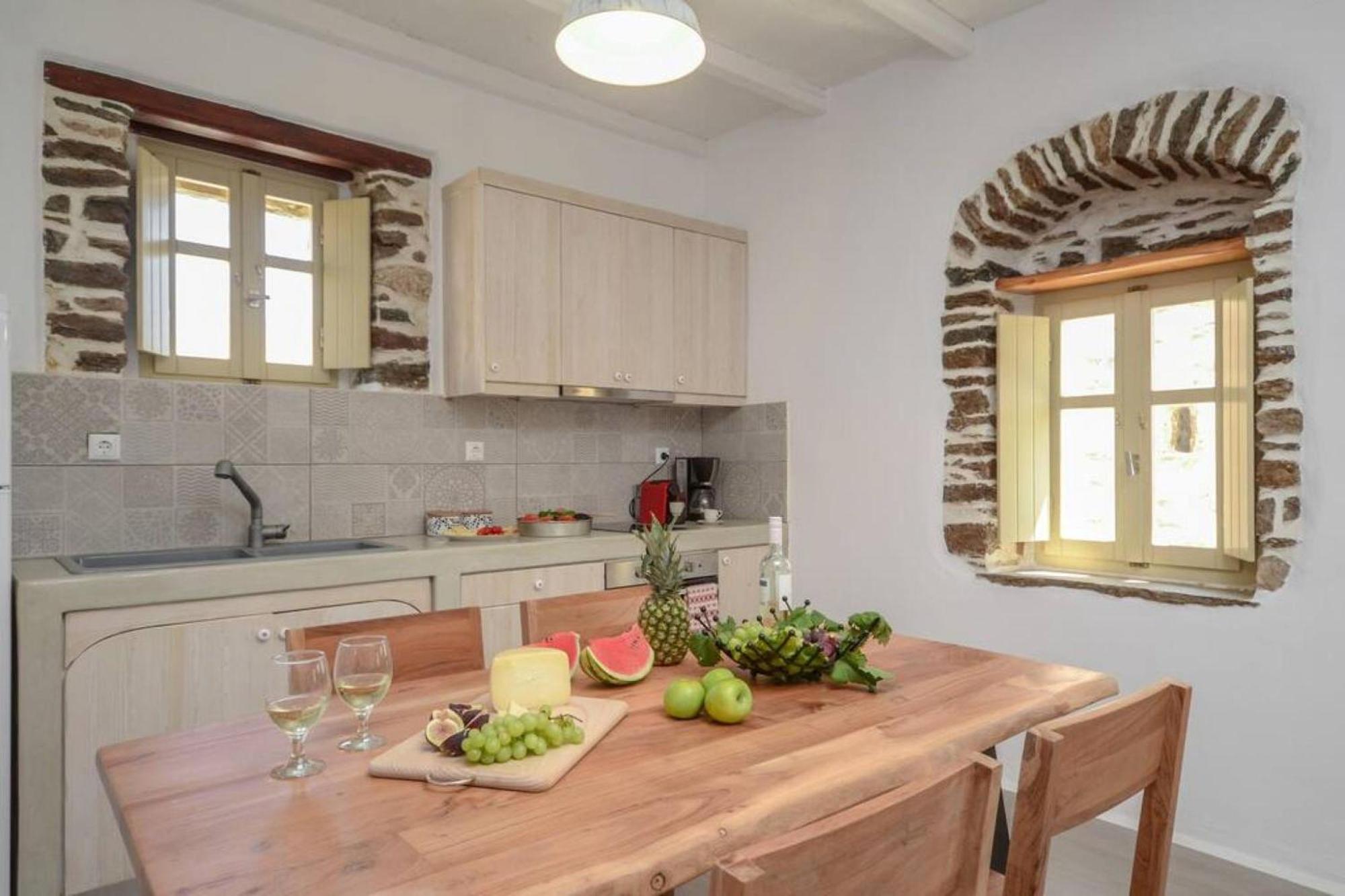 Villa Anthemion Naxos With Outdoor Jacuzzi Ano Sangrion Exterior photo